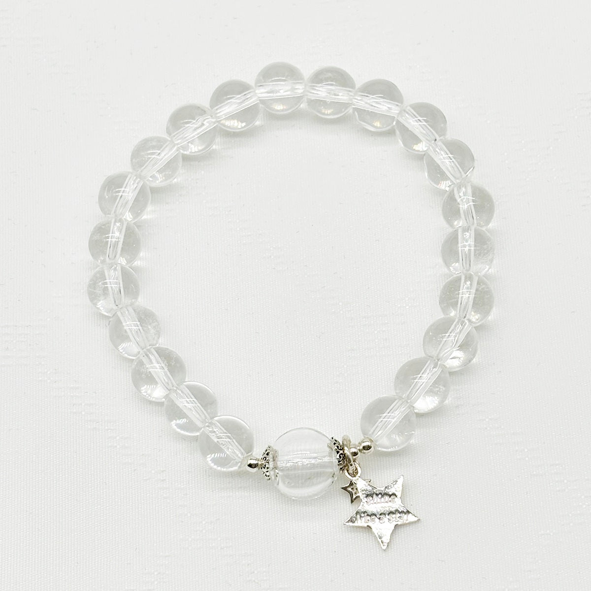 Sterling Silver Crystal Aroma Bracelet - Clear Quartz | Energy & Healing | Diffuser Jewellery | Gift for her