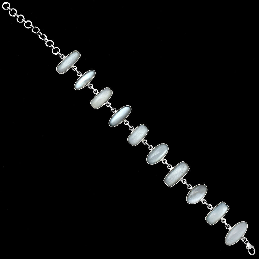 Natural Srilankan Moonstone Bracelet B-1001 SDB5175