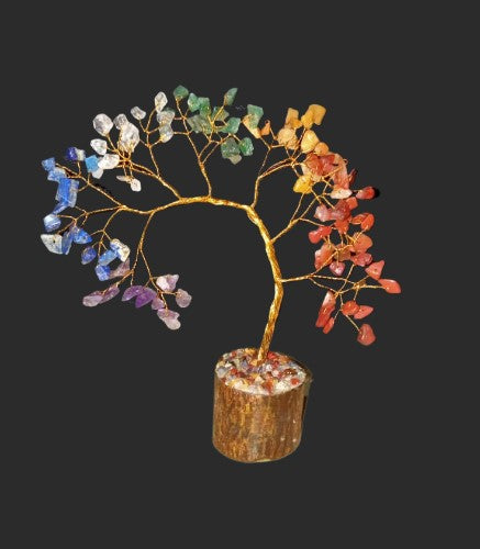 7 Chakra Tree Crystal Tree-0