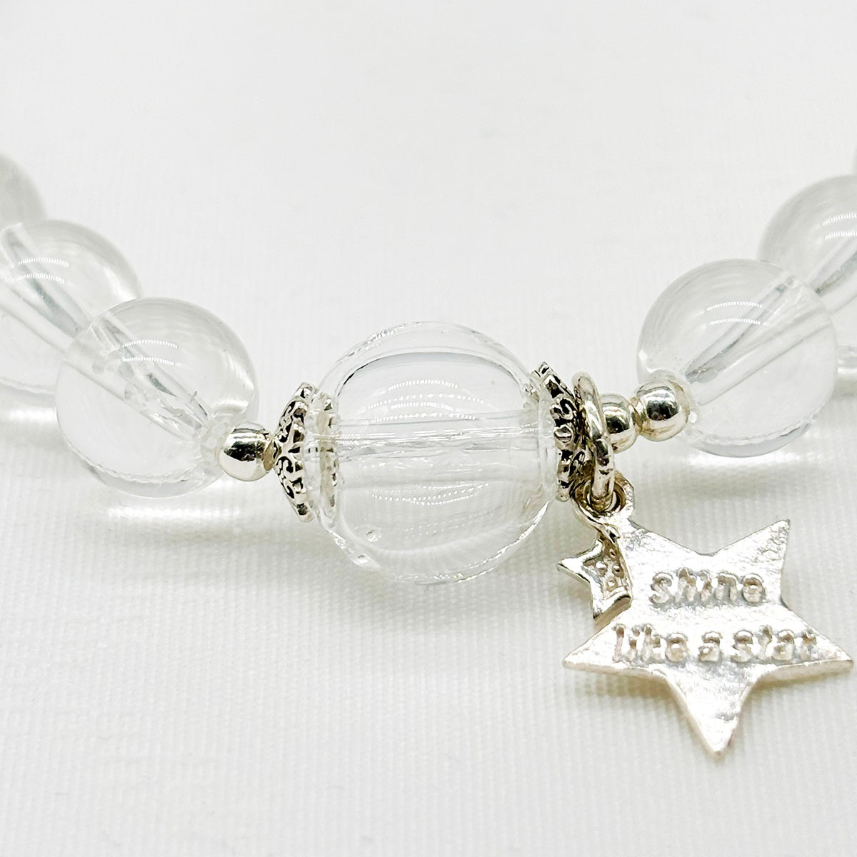 Sterling Silver Crystal Aroma Bracelet - Clear Quartz | Energy & Healing | Diffuser Jewellery | Gift for her